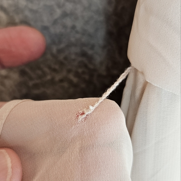 After Six Gown Womens Sz 14R Champagne Lux Chiffon Draped Flowy Romantic **READ* - Picture 13 of 14